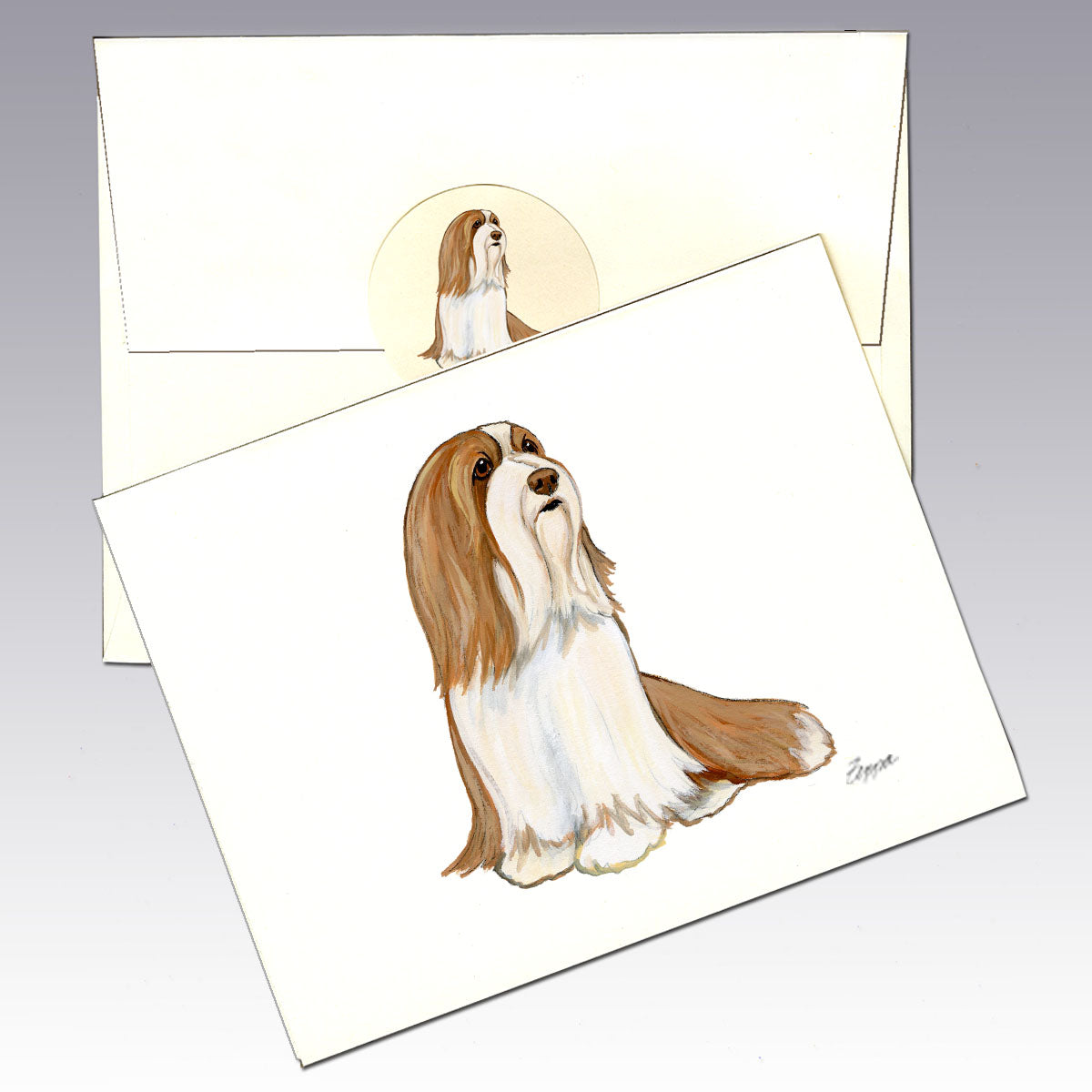 Bearded Collie Note Cards