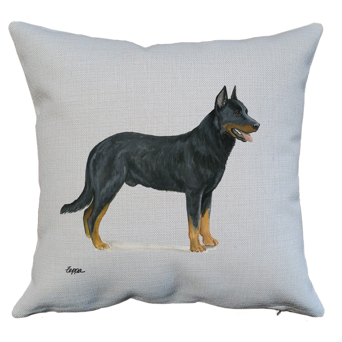 Beauceron Throw Pillow