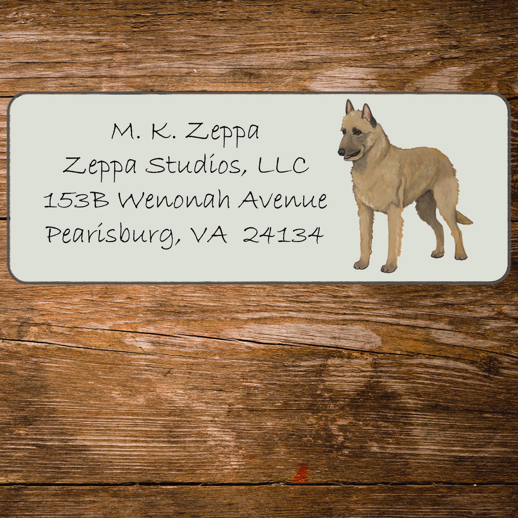 Belgian Laekenois Return Address Label