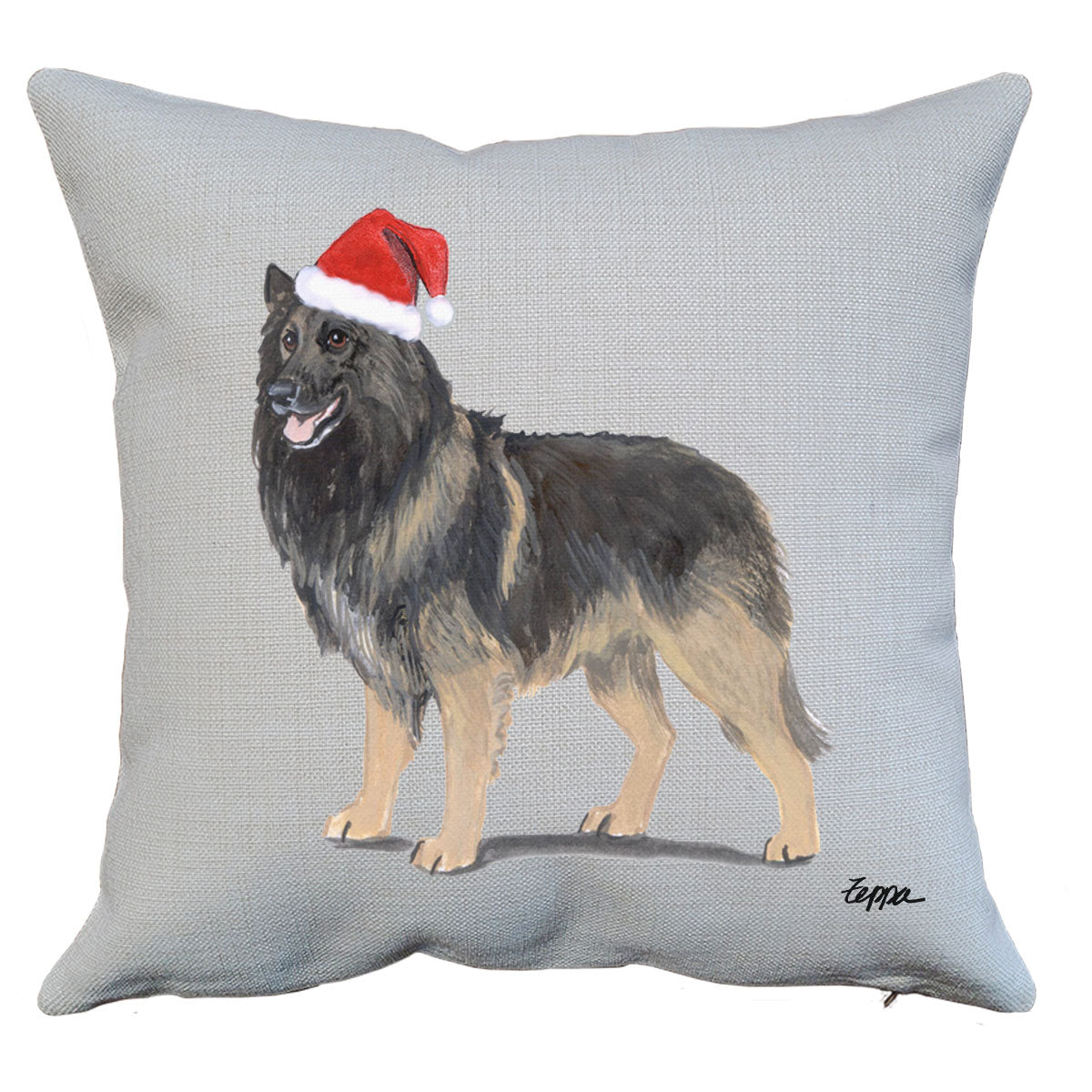 Belgian Tervuren Santa Pillow