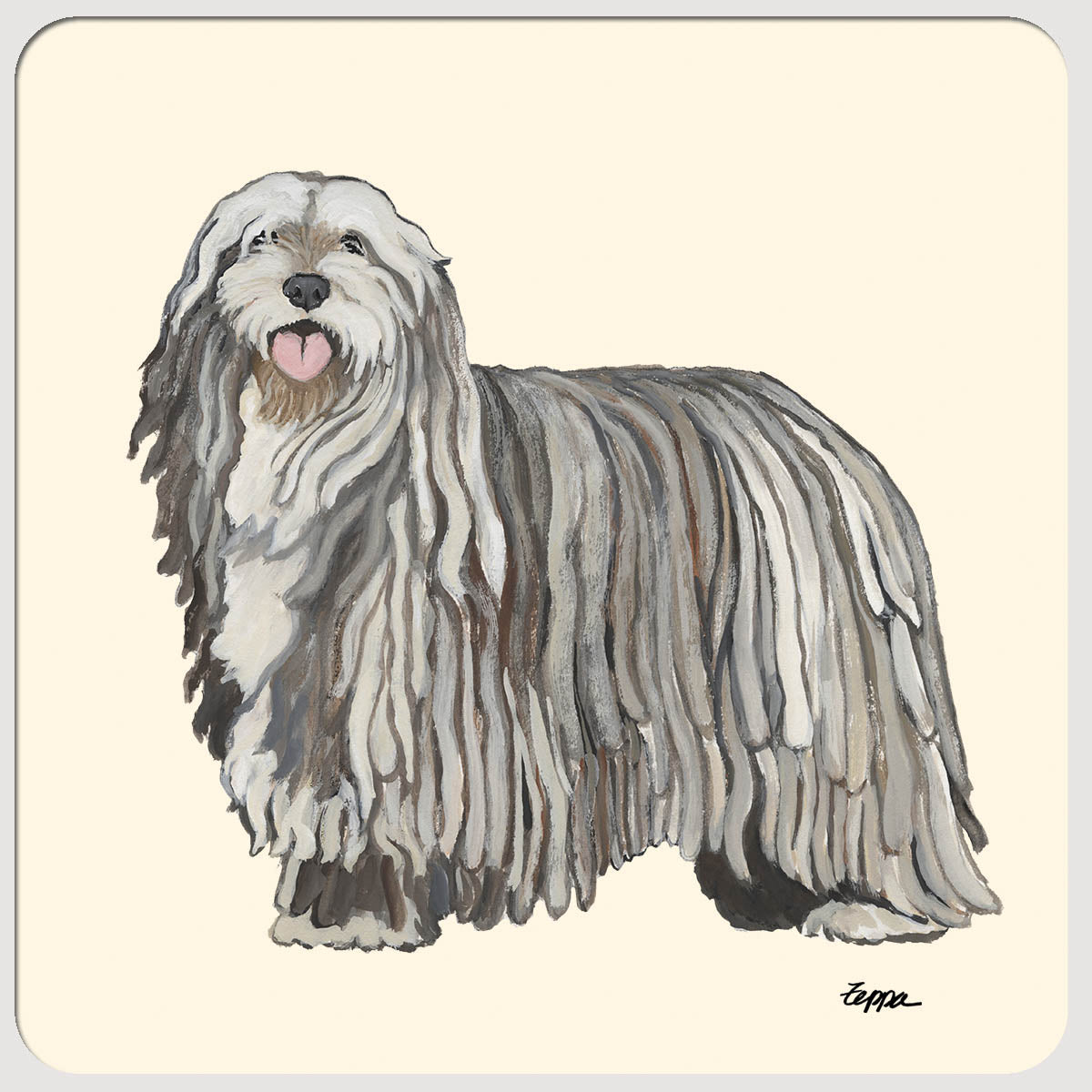 Bergamasco Plain Beverage Coaster