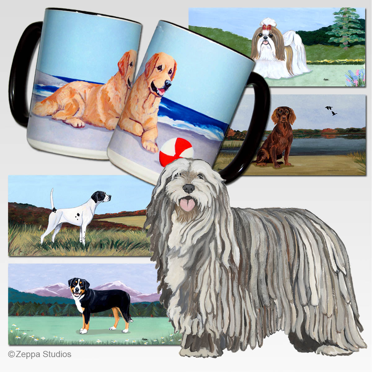 Bergamasco Scenic Mugs