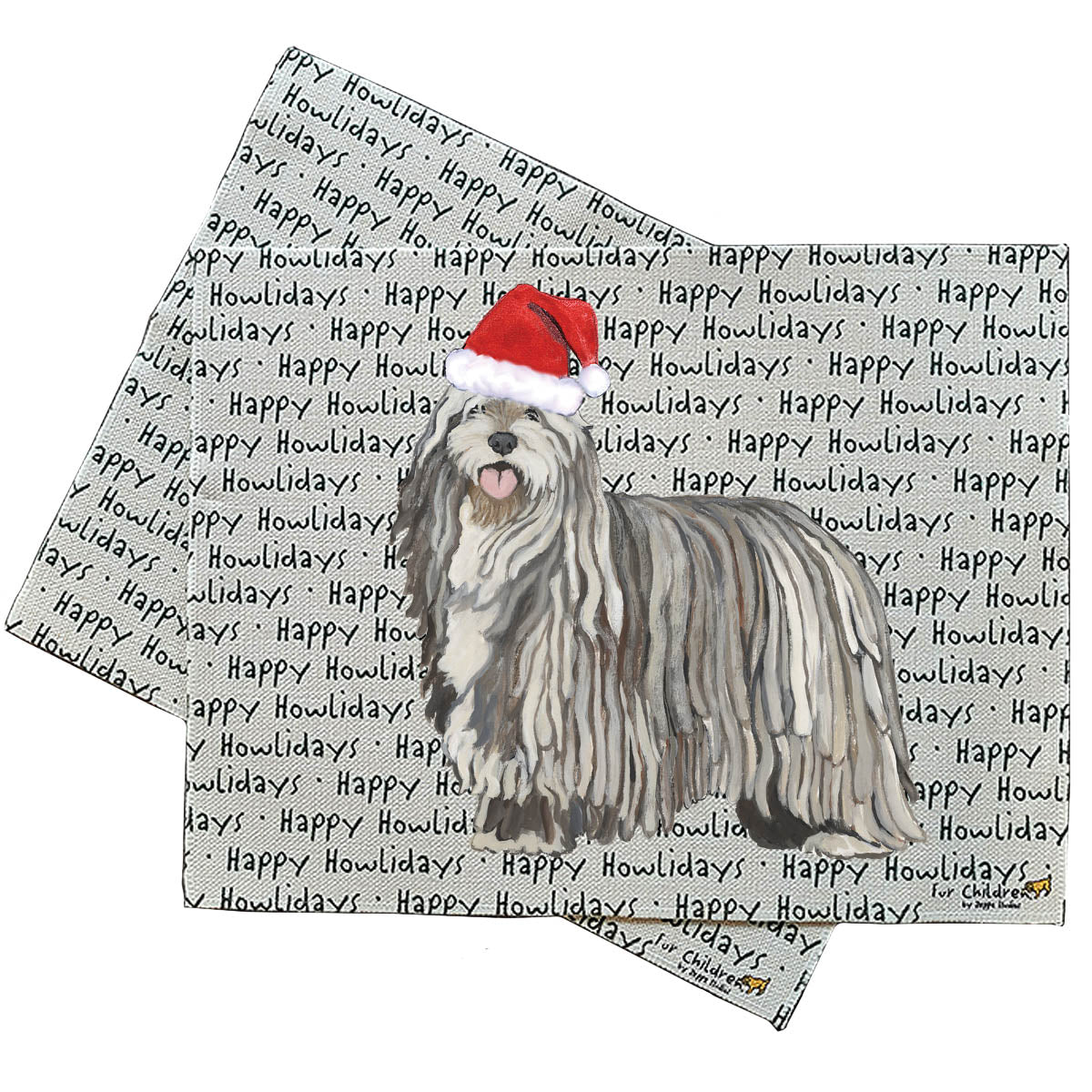 Bergamasco Happy Howlidays Placemats
