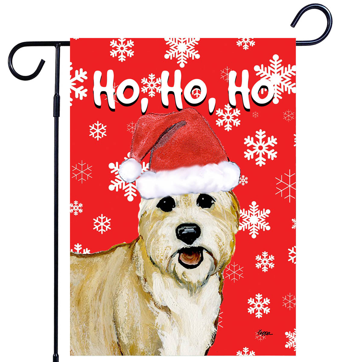 Berger Picard Red Ho Ho Ho Garden Flag