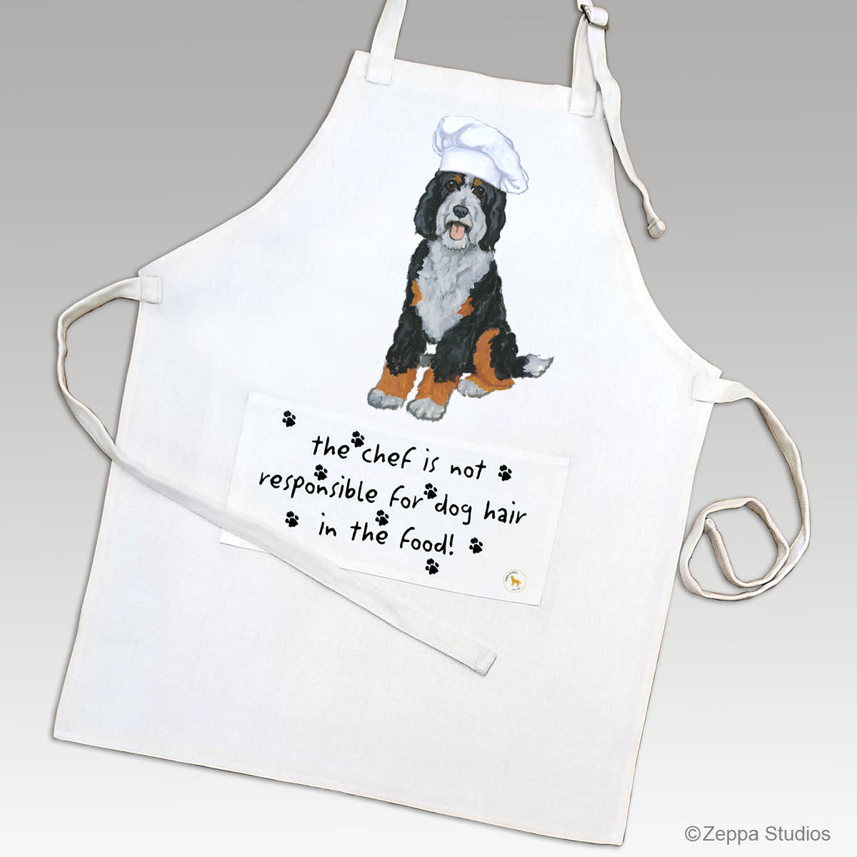 Bernedoodle Chef Apron