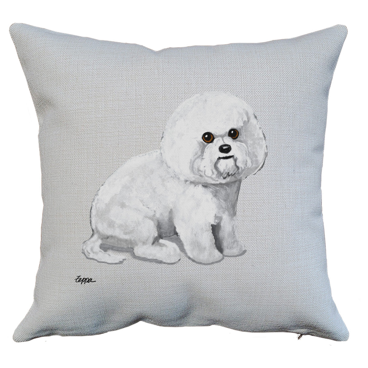 Bichon Frise Throw Pillow