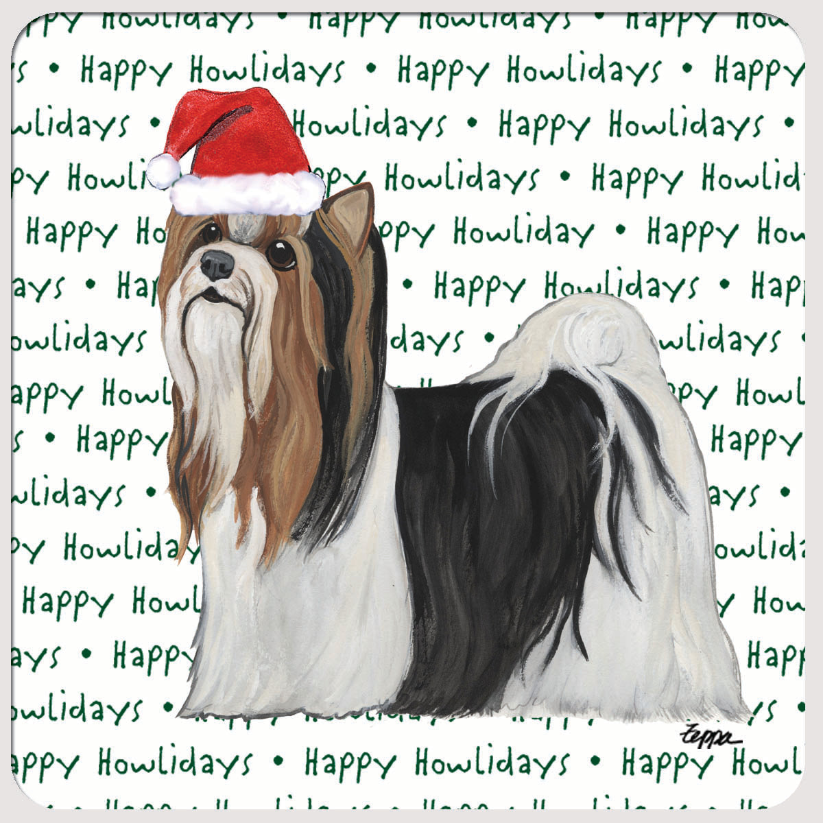 Biewer Terrier Howliday Coasters