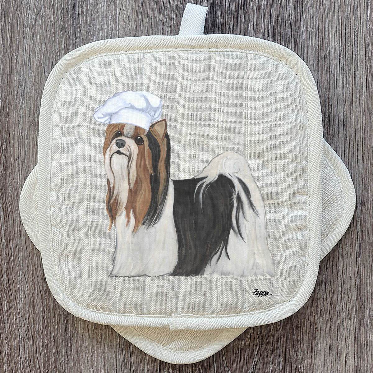 Biewer Terrier Pot Holder Set