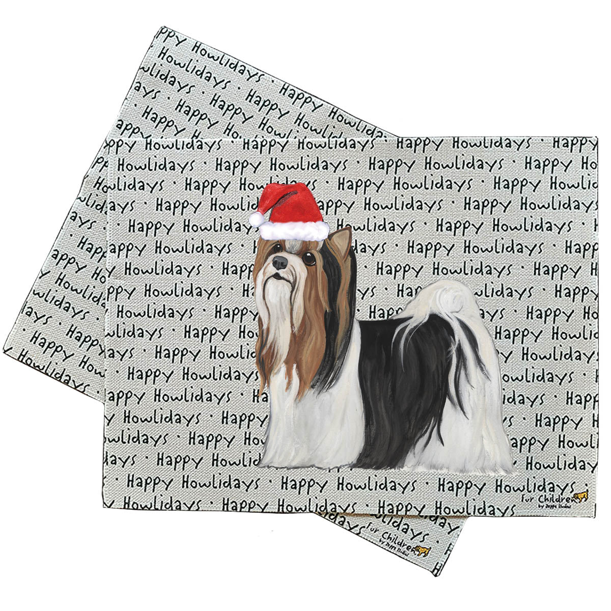 Biewer Terrier Howliday Placemats