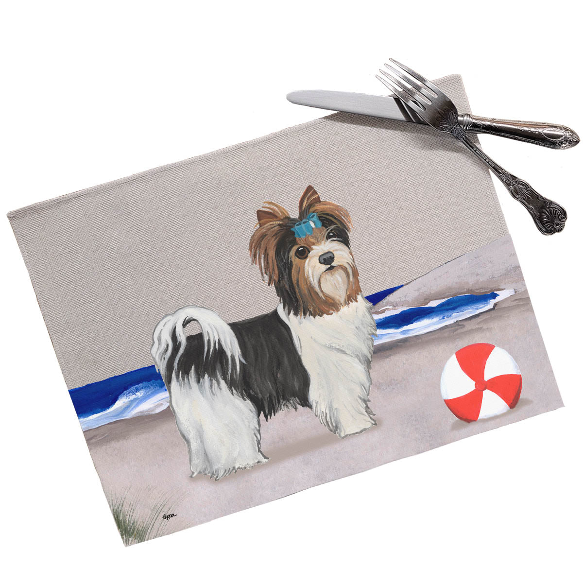 Biewer Terrier Scenic Placemats