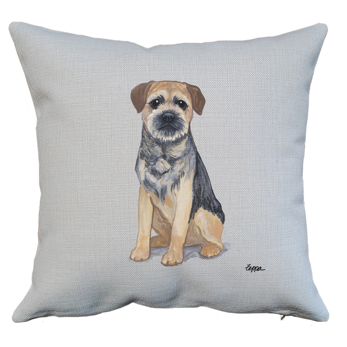 Border Terrier Throw Pillow