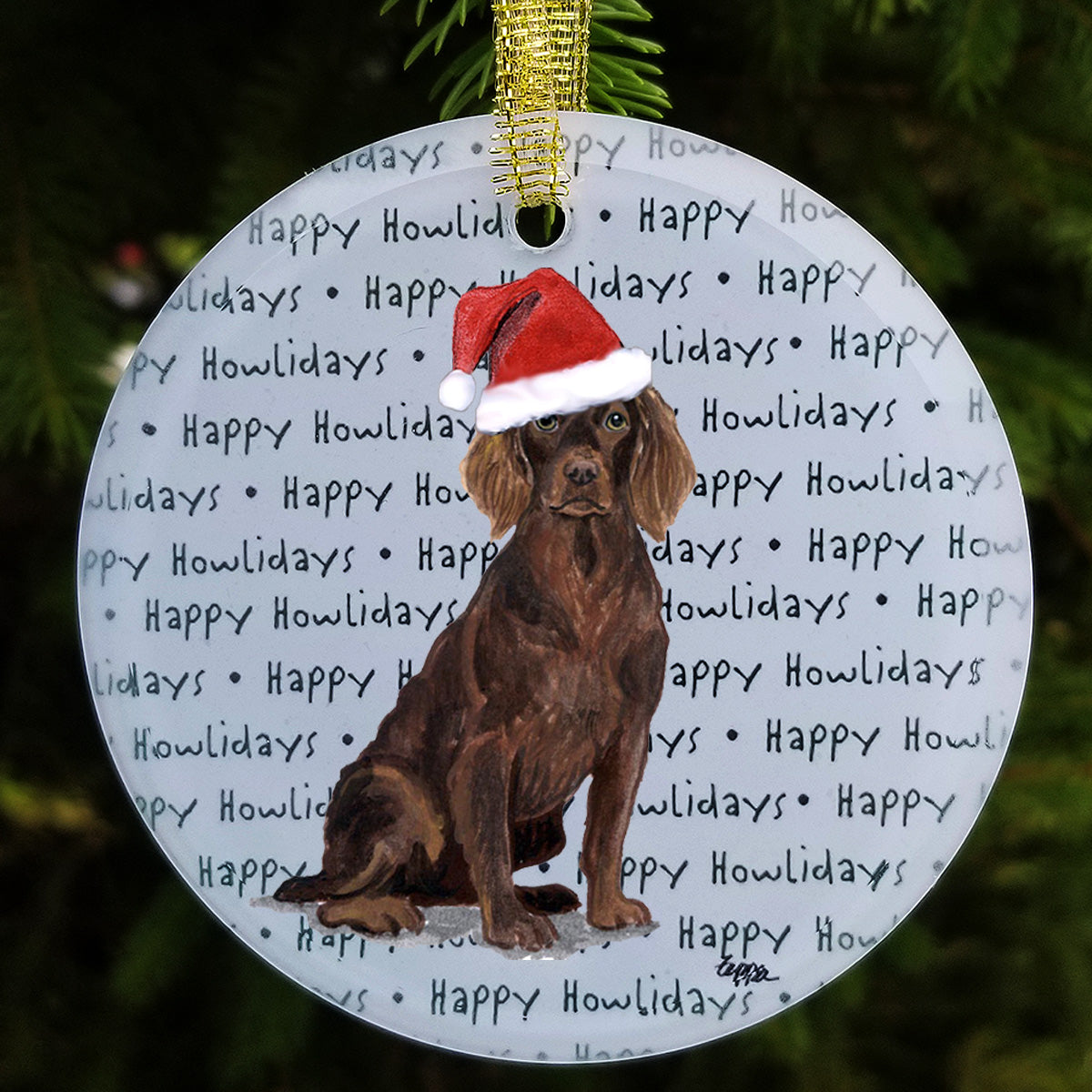 Boykin Spaniel Christmas Ornament