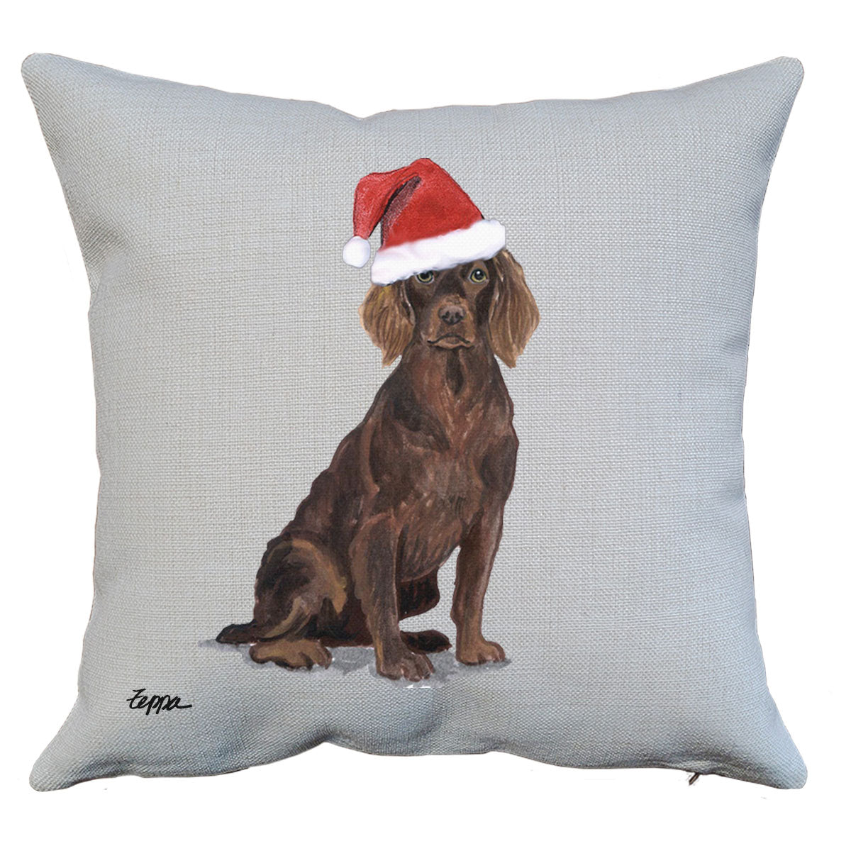 Boyki Spaniel Santa Pillow