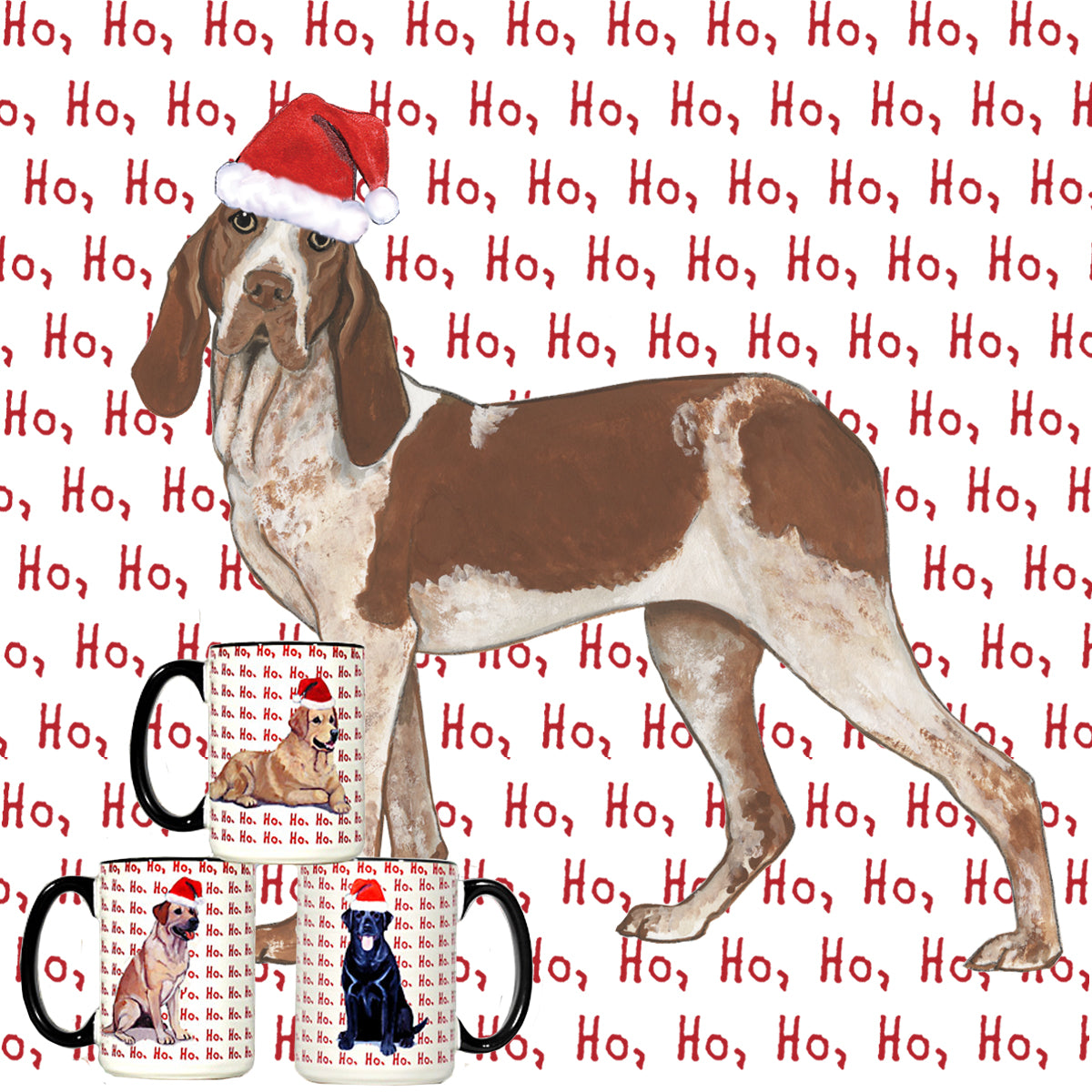 Bracco Italiano HoHoHo Mug