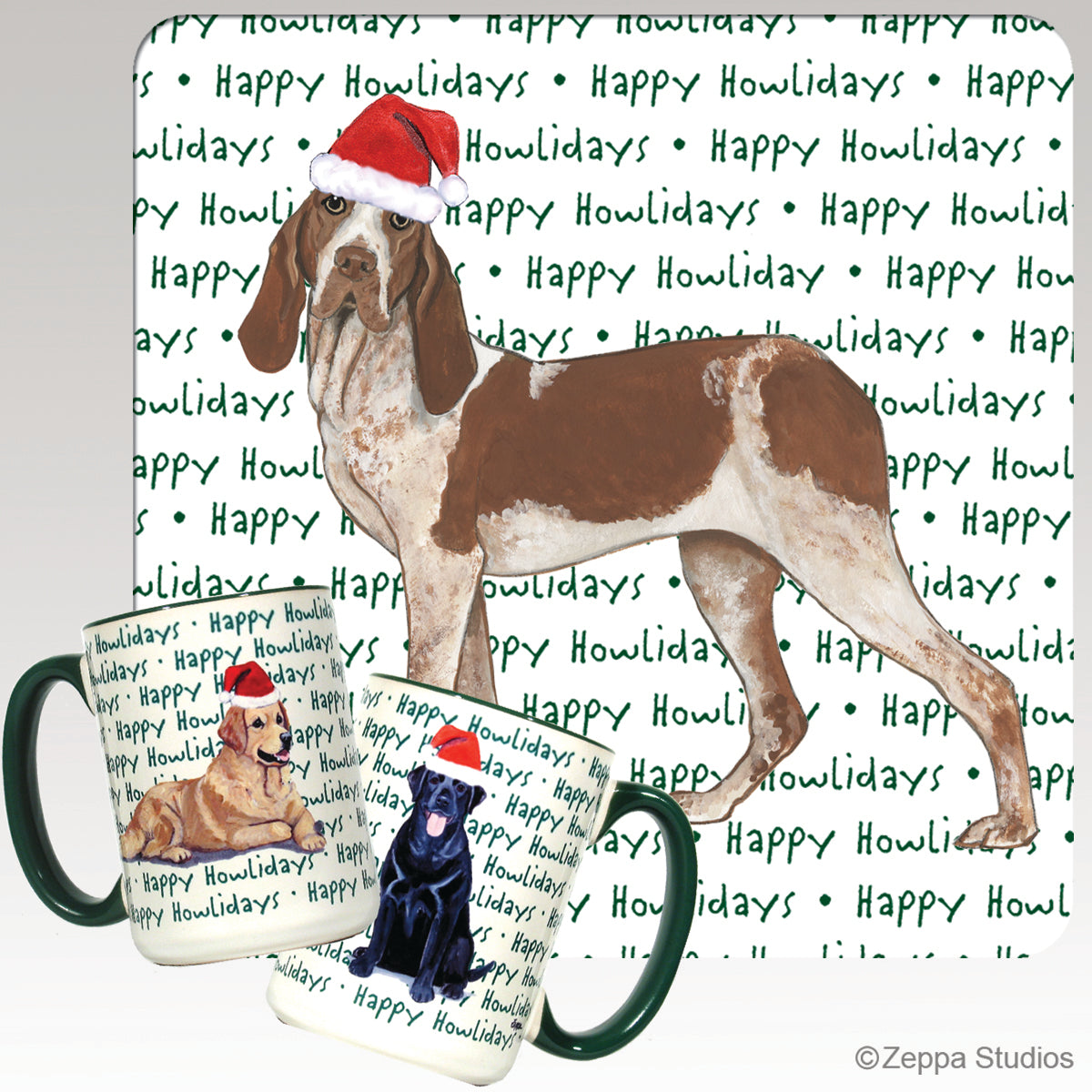 Bracco Italiano Howliday Mug