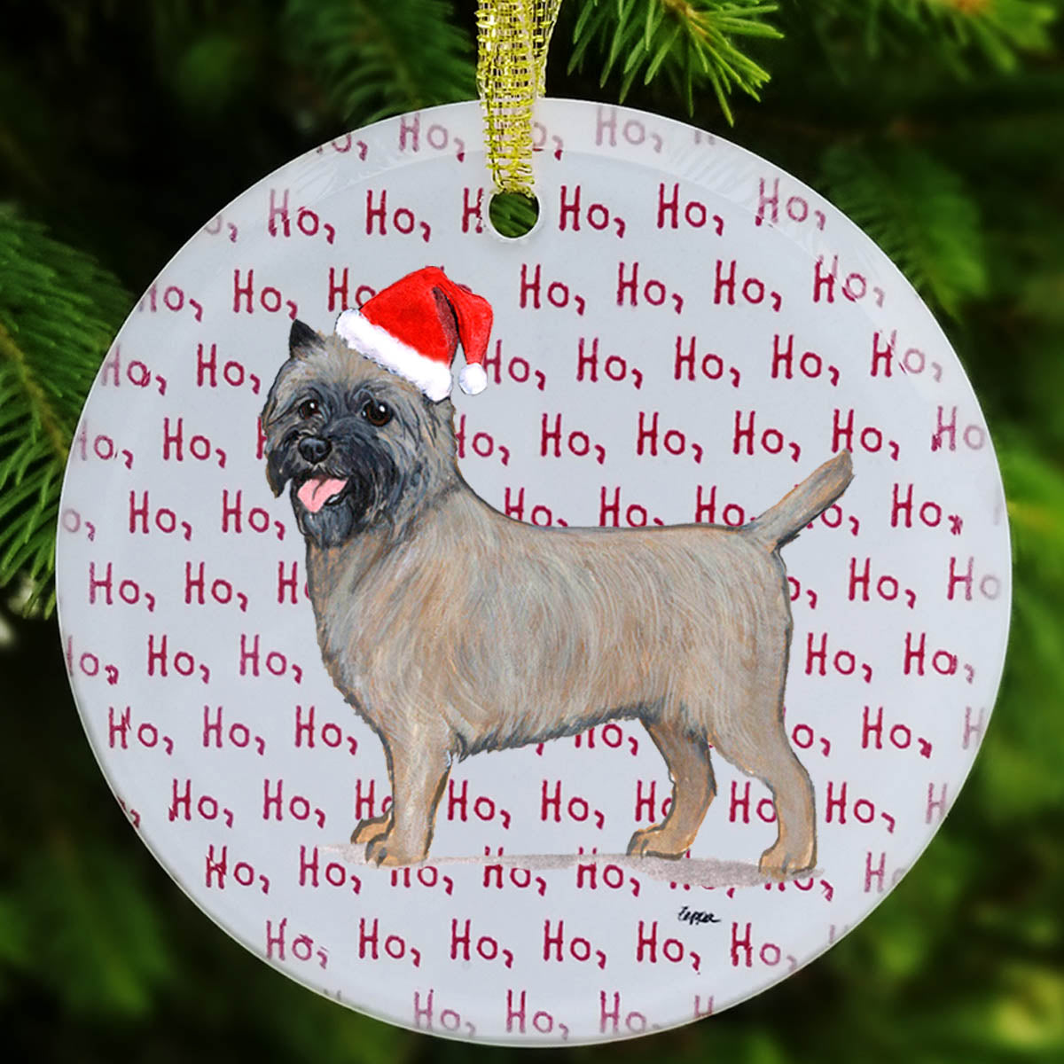 Cairn Terrier Christmas Ornament