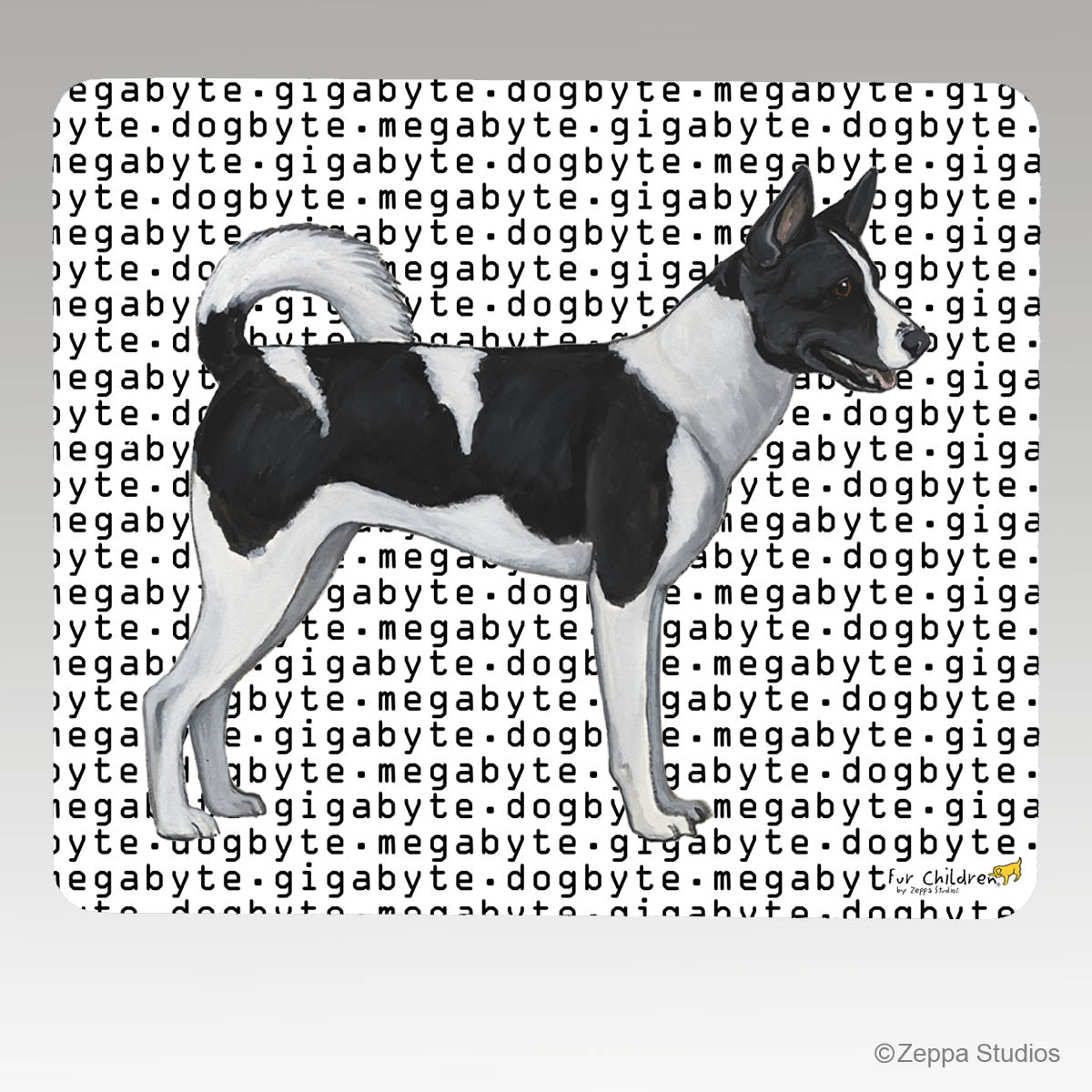 canaan dog megabyte mouse pad