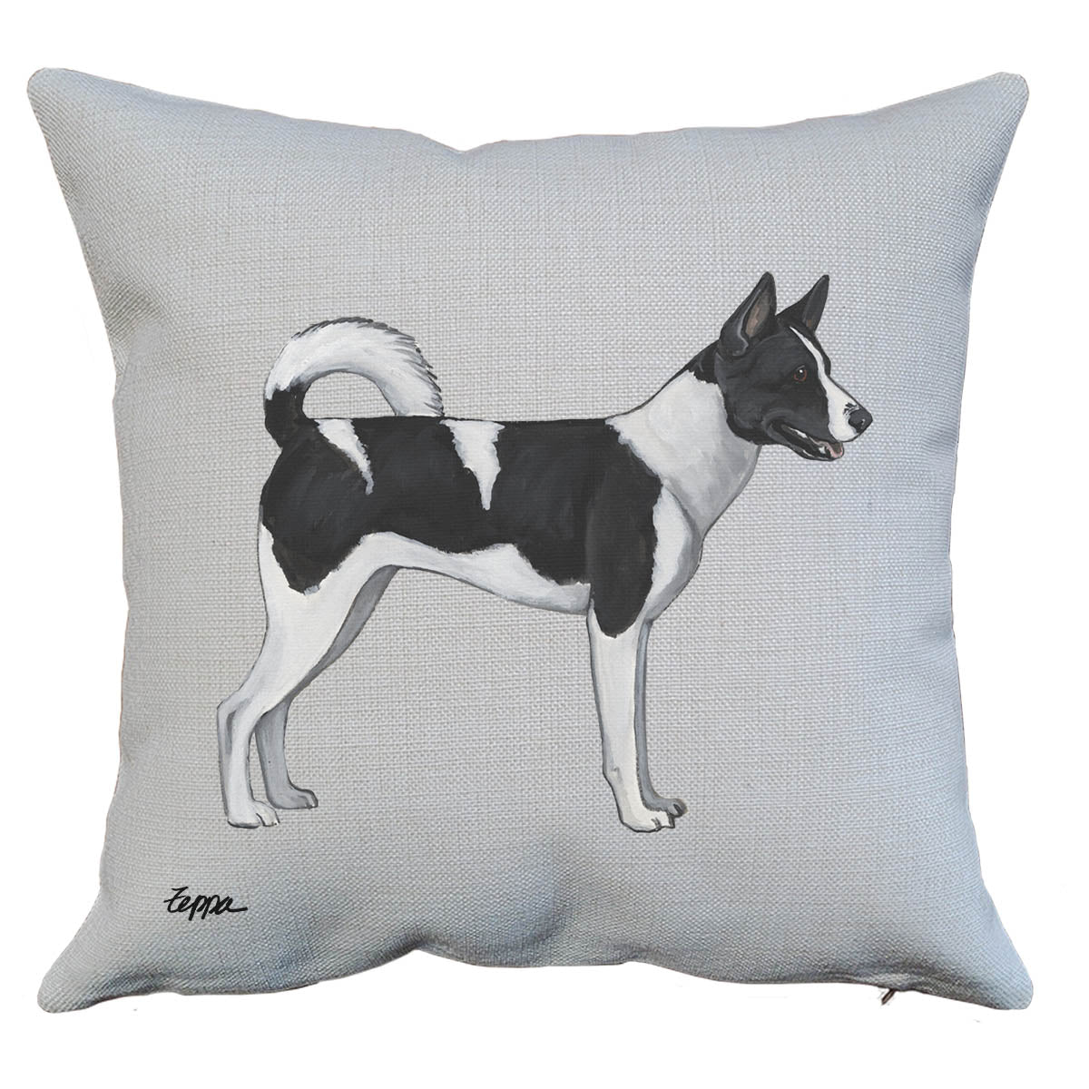 Canaan Dog Design Throw Pillow