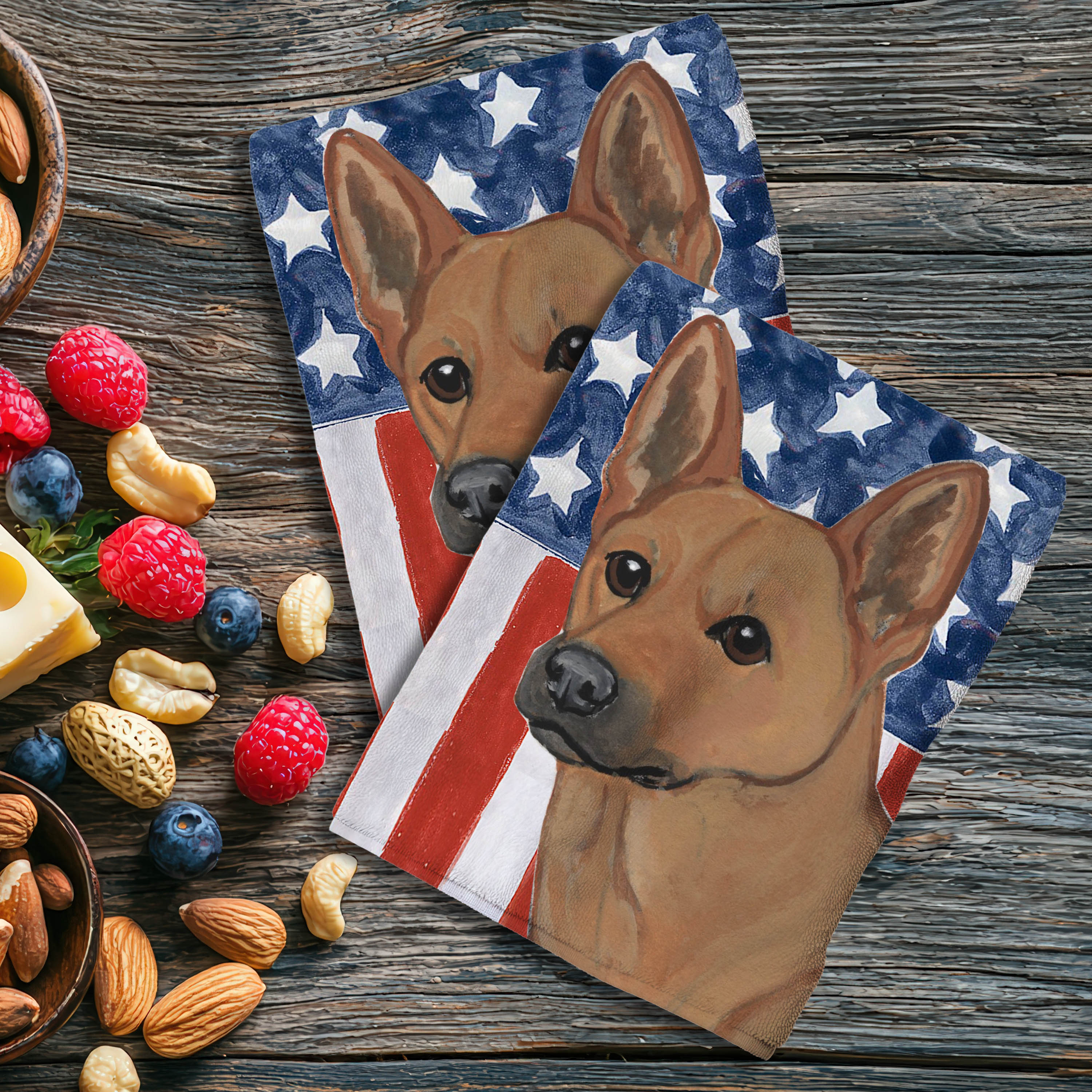 Carolina Dog Americana Kitchen Towel Set