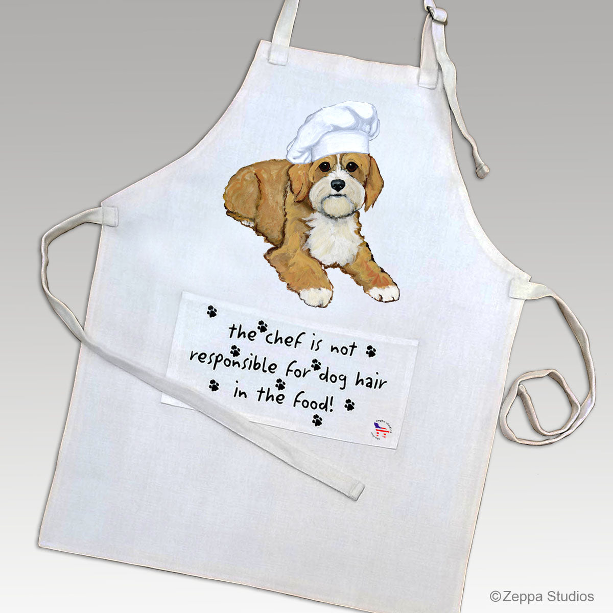 Cockapoo Aprons Cavapoo Apron – Zeppa Studios