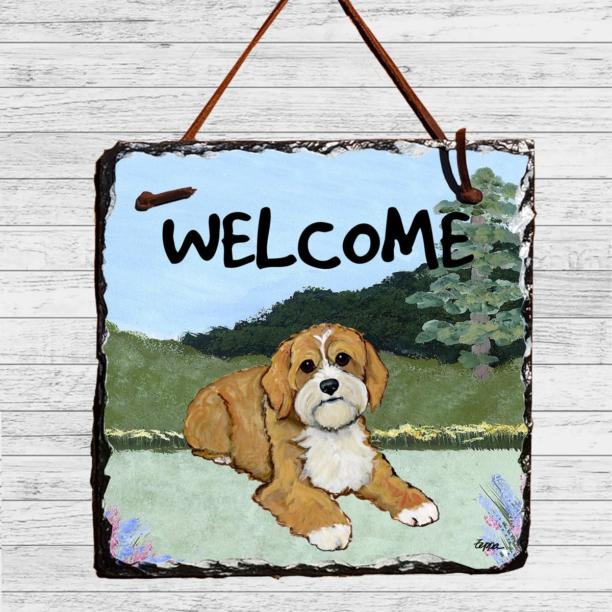 Cavapoo Slate Signs