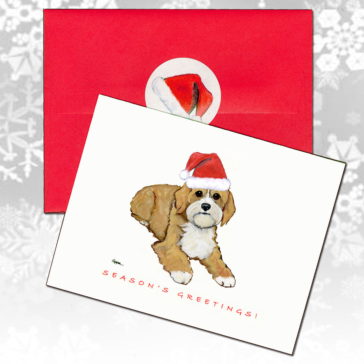 Cavapoo Christmas Cards – Zeppa Studios