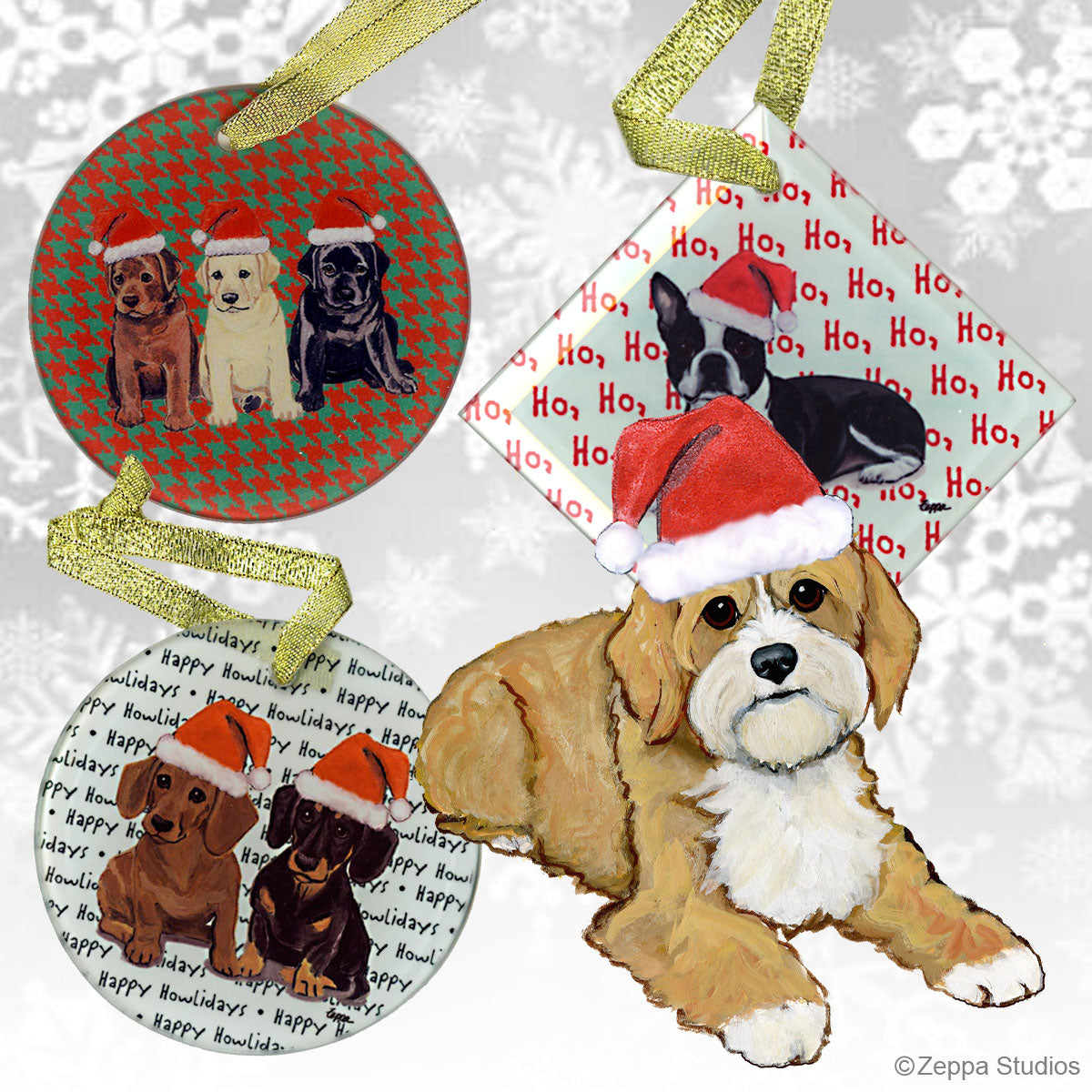 Cavapoo Christmas Ornament – Zeppa Studios