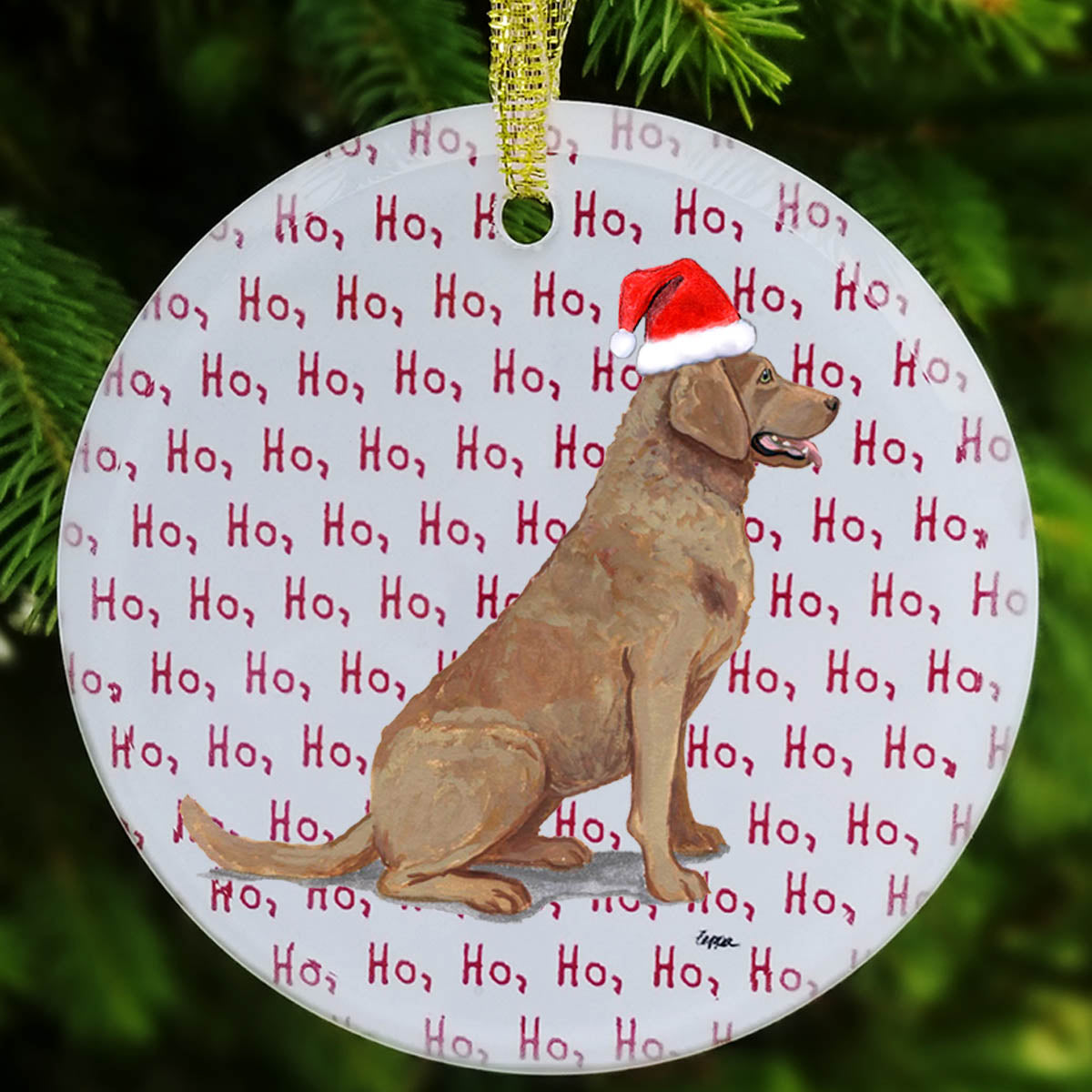 Chesapeake Bay Retriever Christmas Ornament