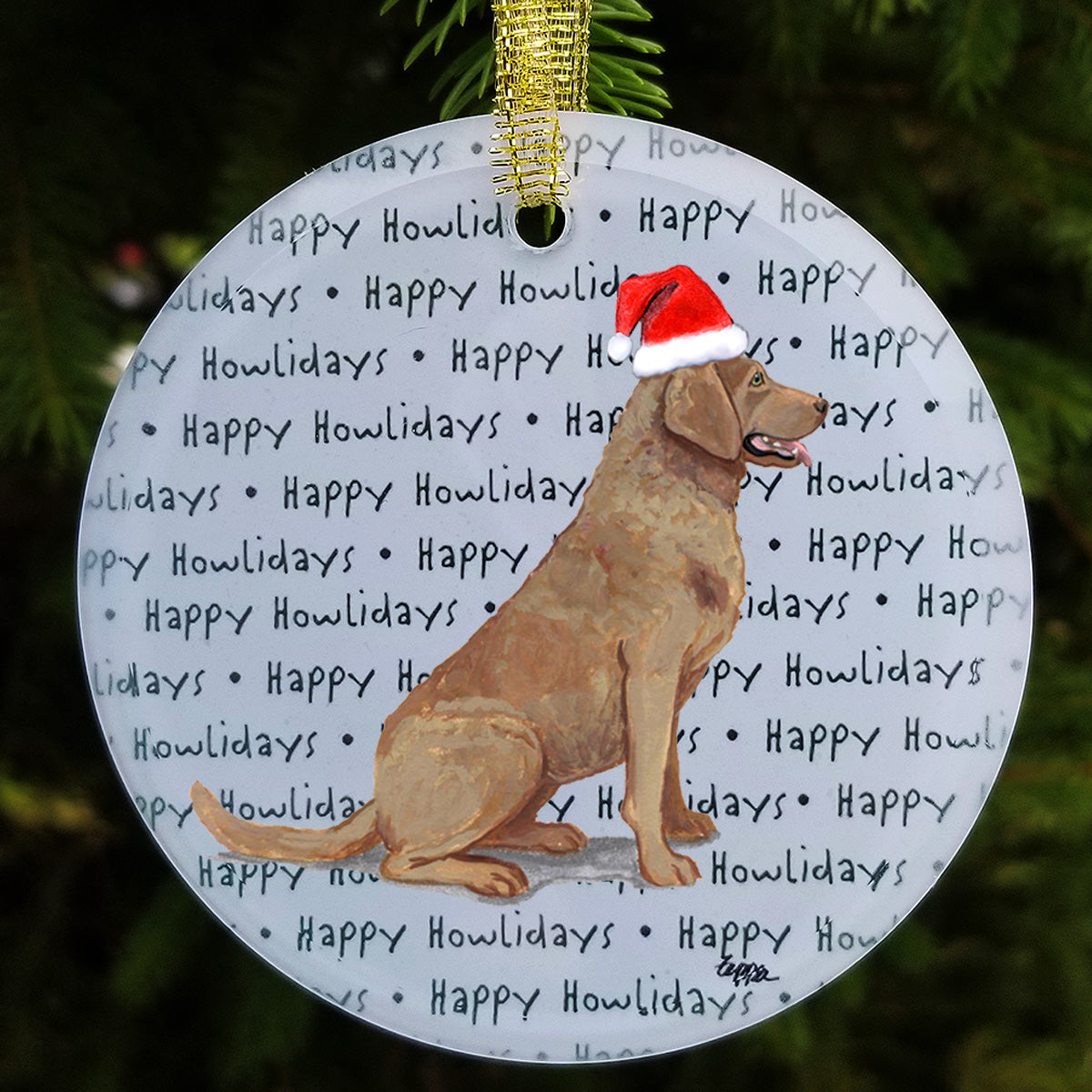 Chesapeake Bay Retriever Christmas Ornament
