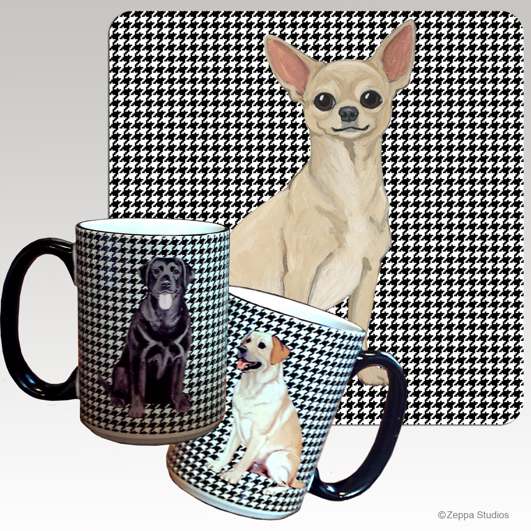Chihuahua Houndzstooth Mug