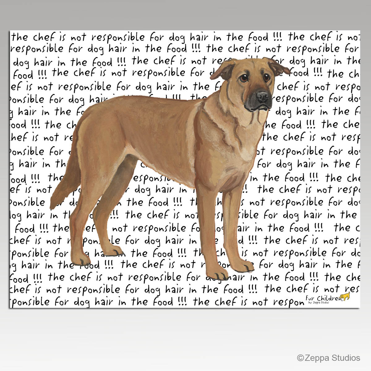 Message background tempered glass cutiing board with a Chinook design.