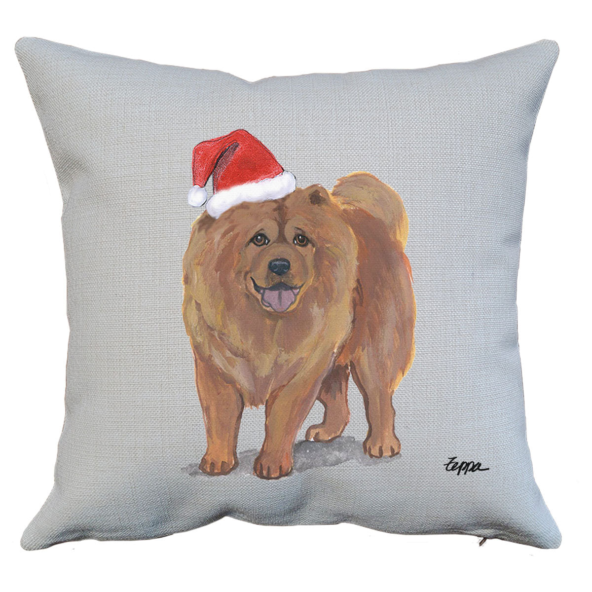 Chow Chow Santa Pillow