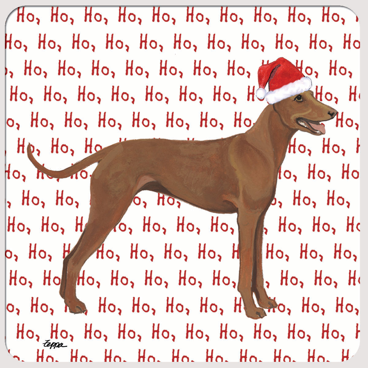 Cirneco dell'Etna Christmas Coasters