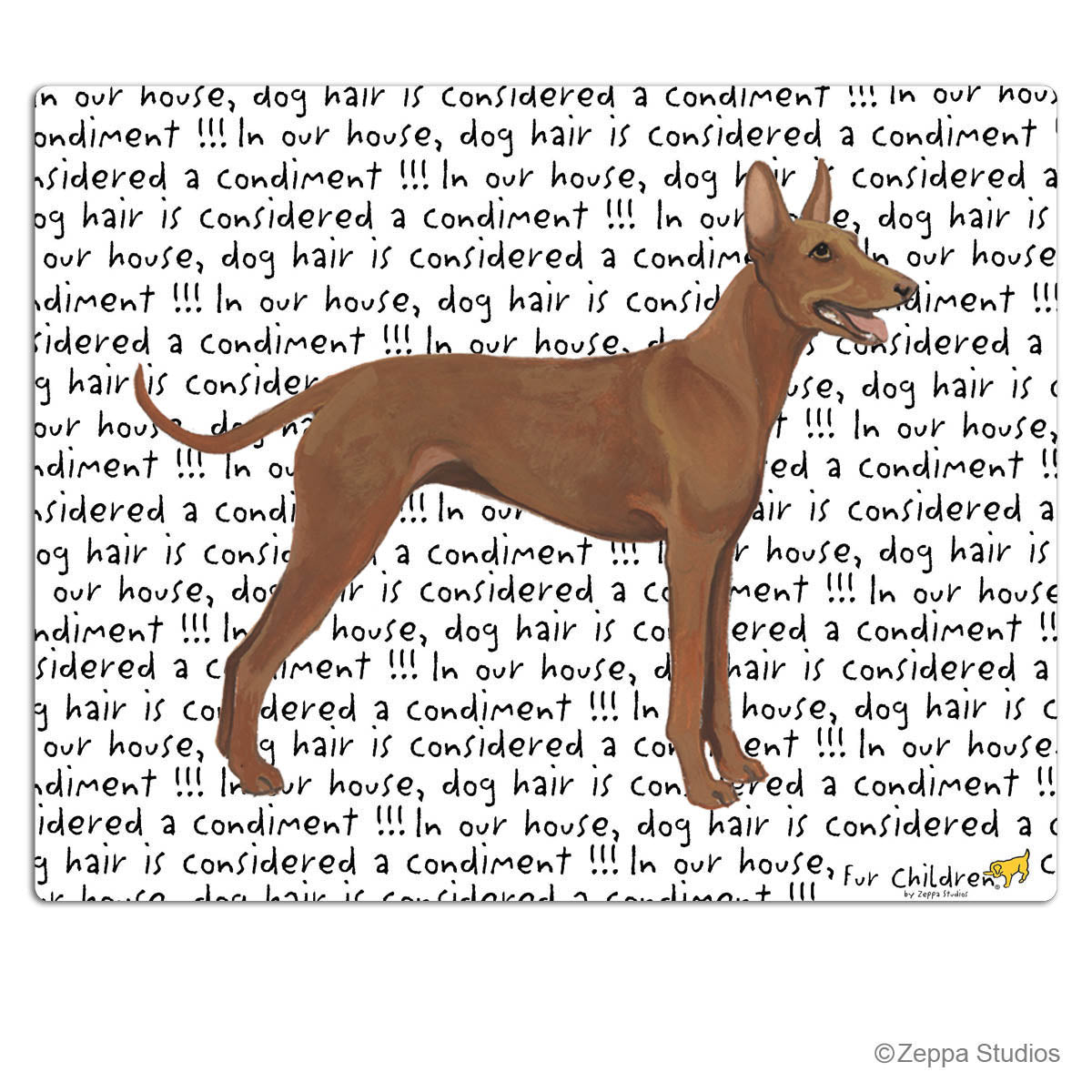 Cirneco dell'Etna Message Cutting Board