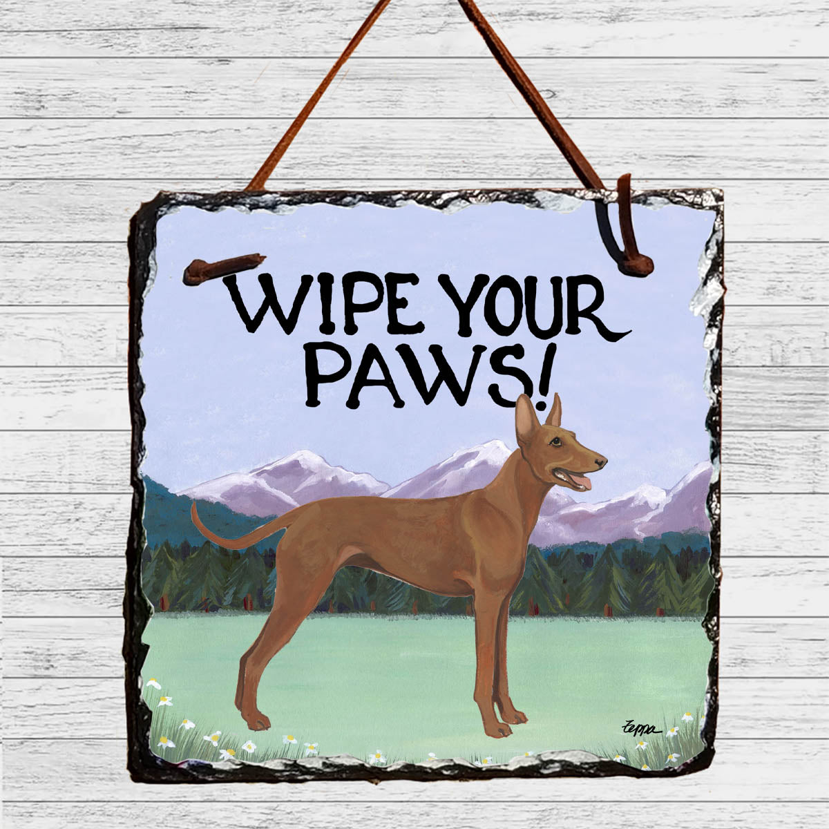 Cirneco dell'Etna Slate Signs