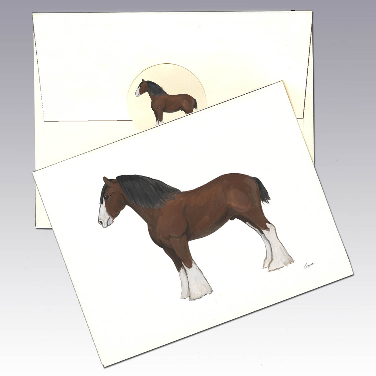 Clydesdale Note Cards