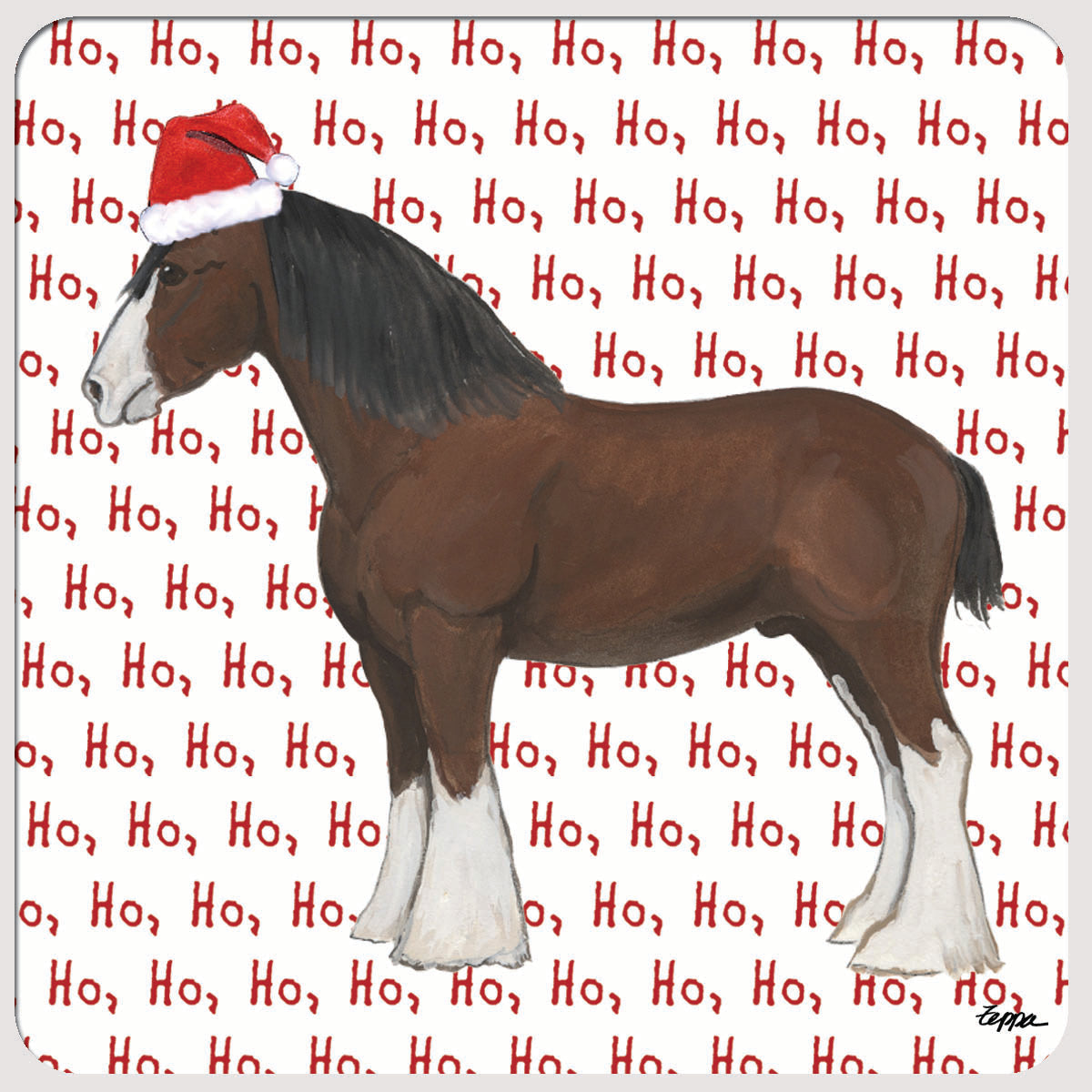 Clydesdale Christmas Coasters