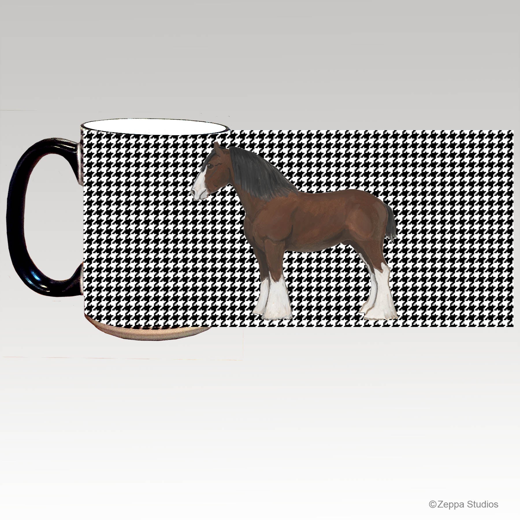Clydesdale Houndzstooth Mug