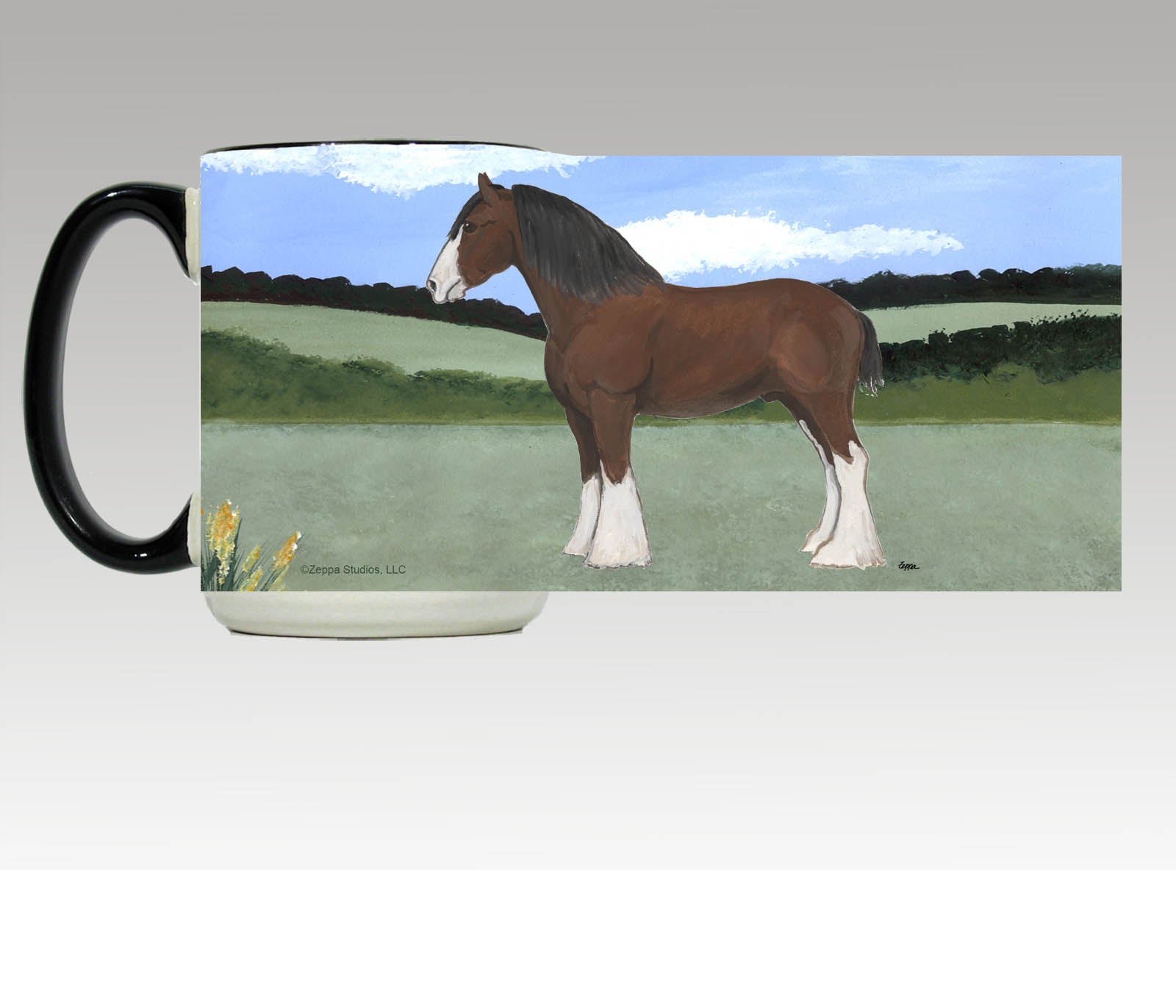 Clydesdale Scenic Mug