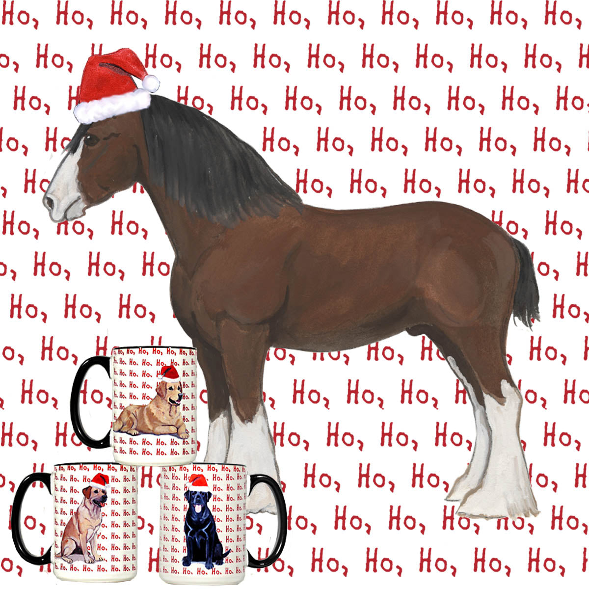 Clydesdale Christmas Mug