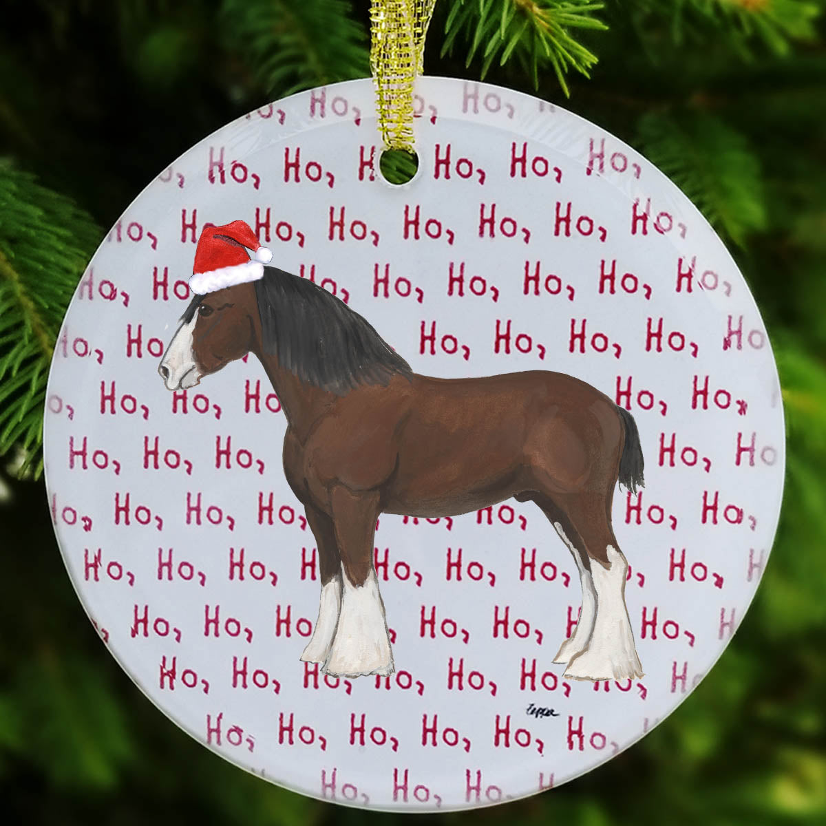 Clydesdale Christmas Ornaments