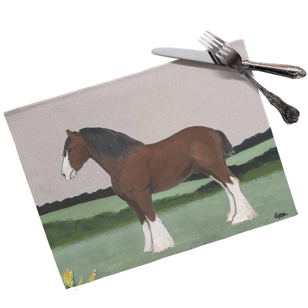 Clydesdale Scenic Placemats