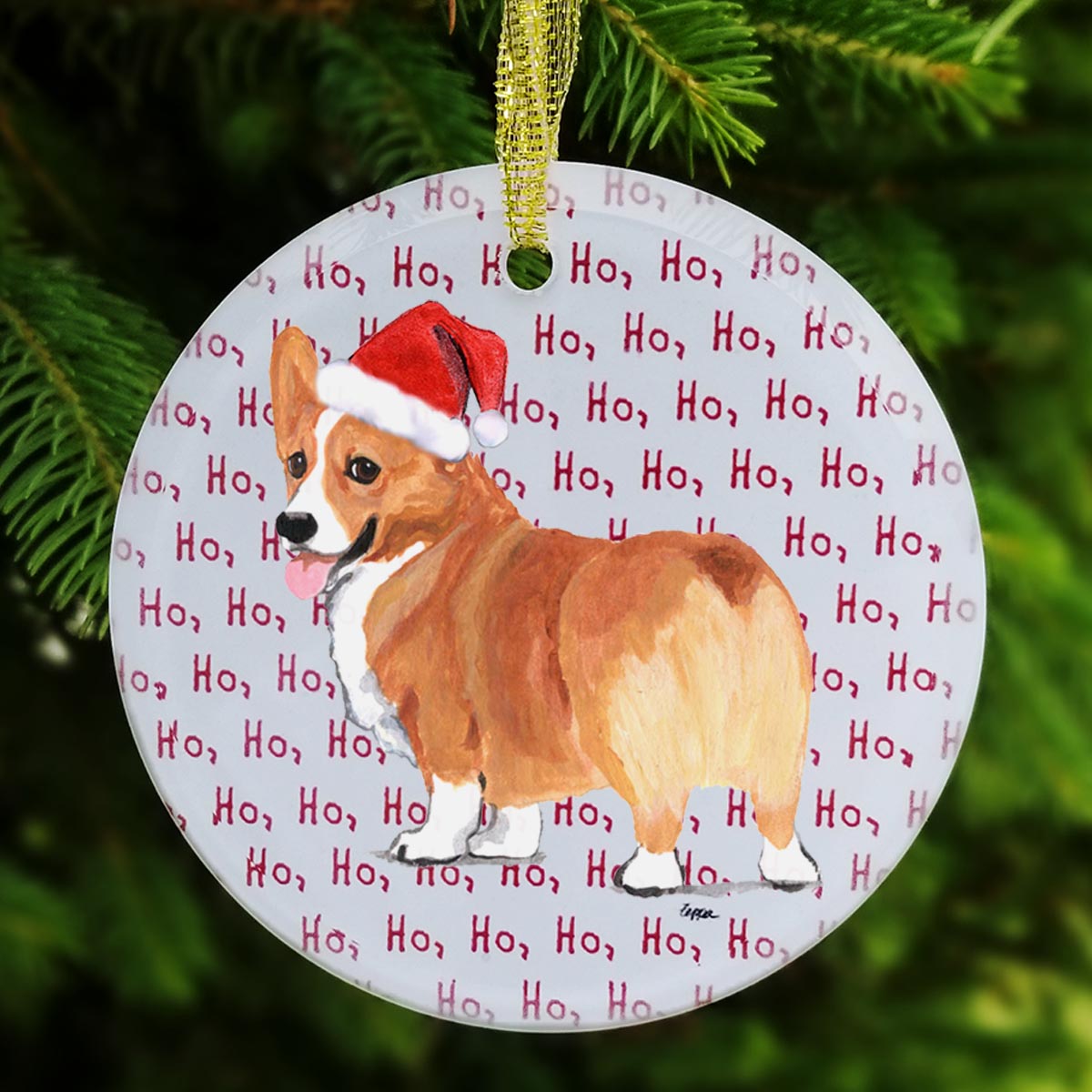 Welsh Corgi Christmas Ornaments