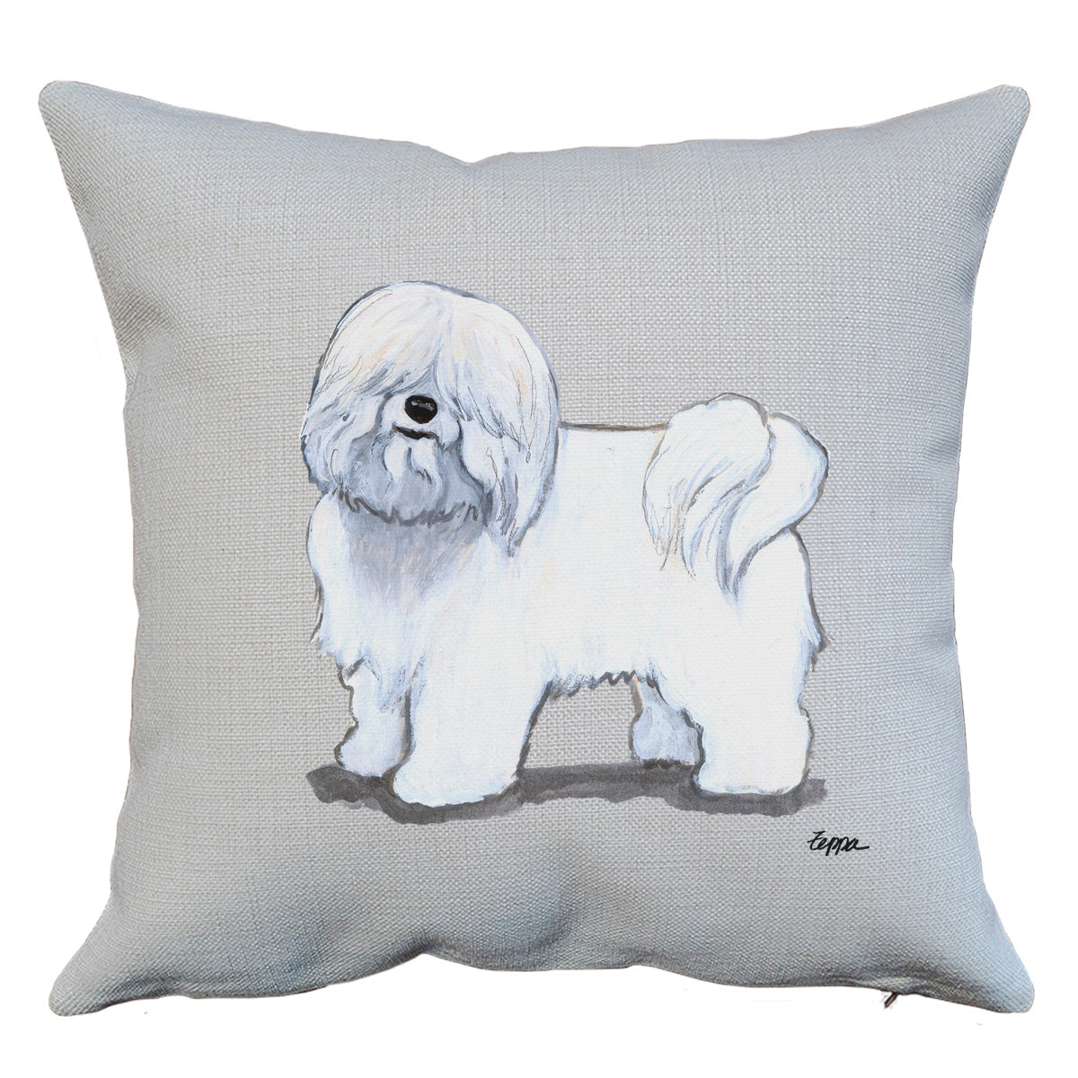 Coton du Tulear Throw Pillow