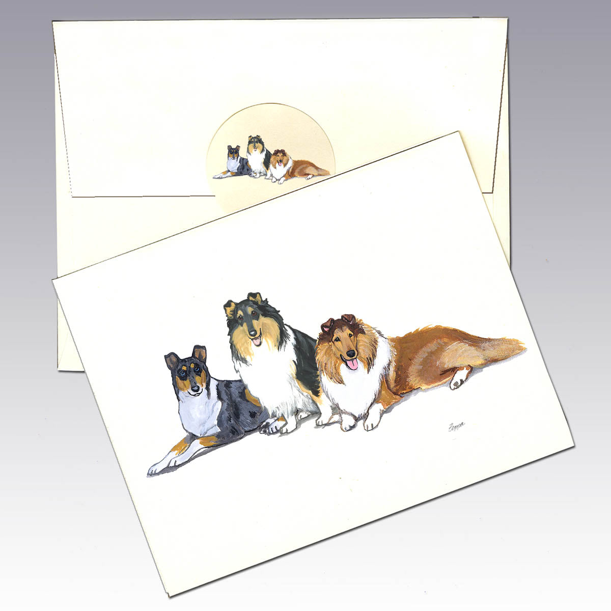 Custom Note Cards from Combos of Our Designs