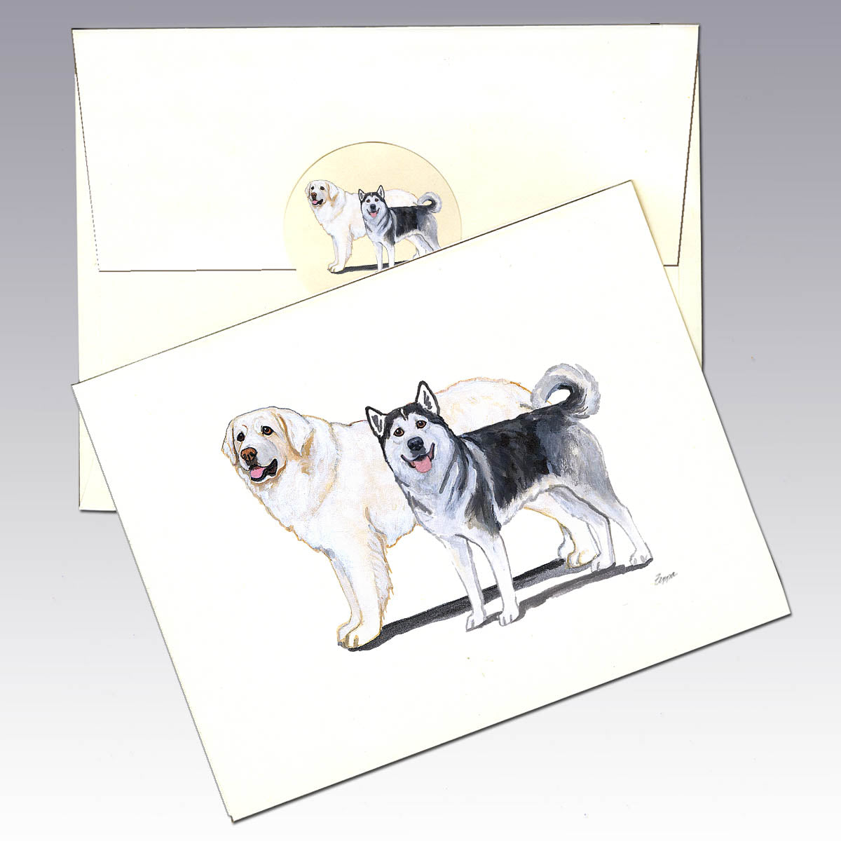 Custom Note Cards from Combos of Our Designs