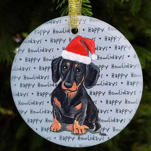 Dachshund Christmas Ornament