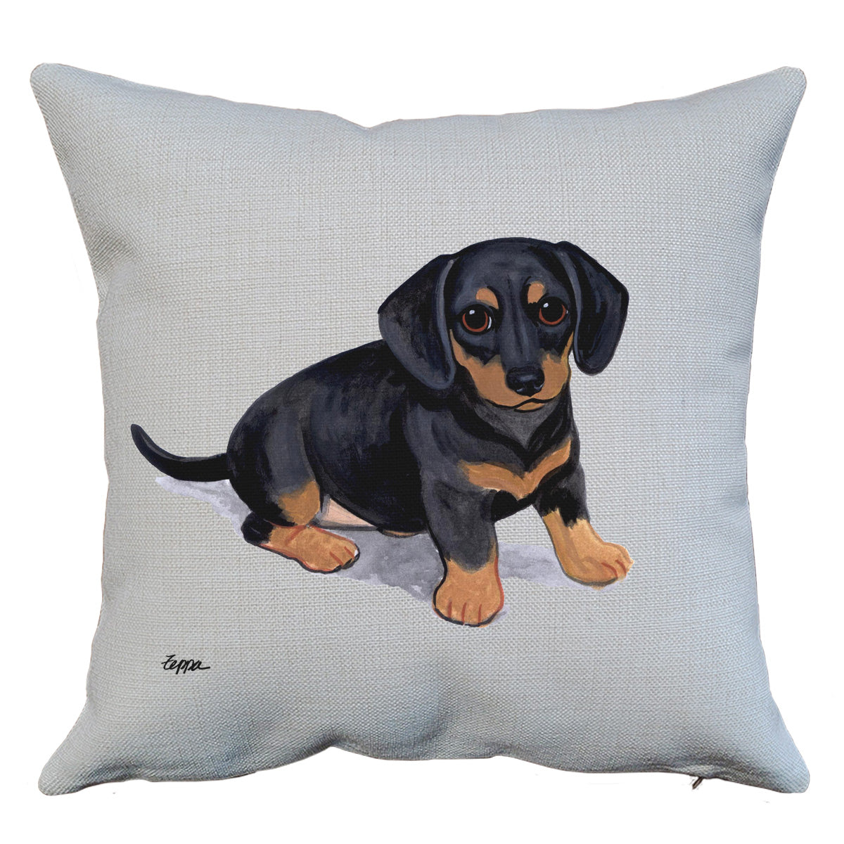 Dachshund Puppy Throw Pillow