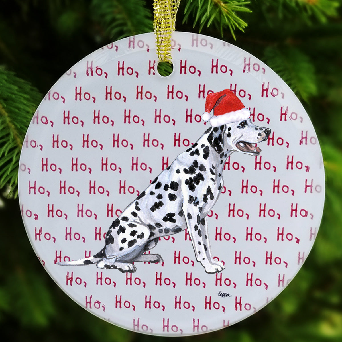 Dalmatian Christmas Ornament