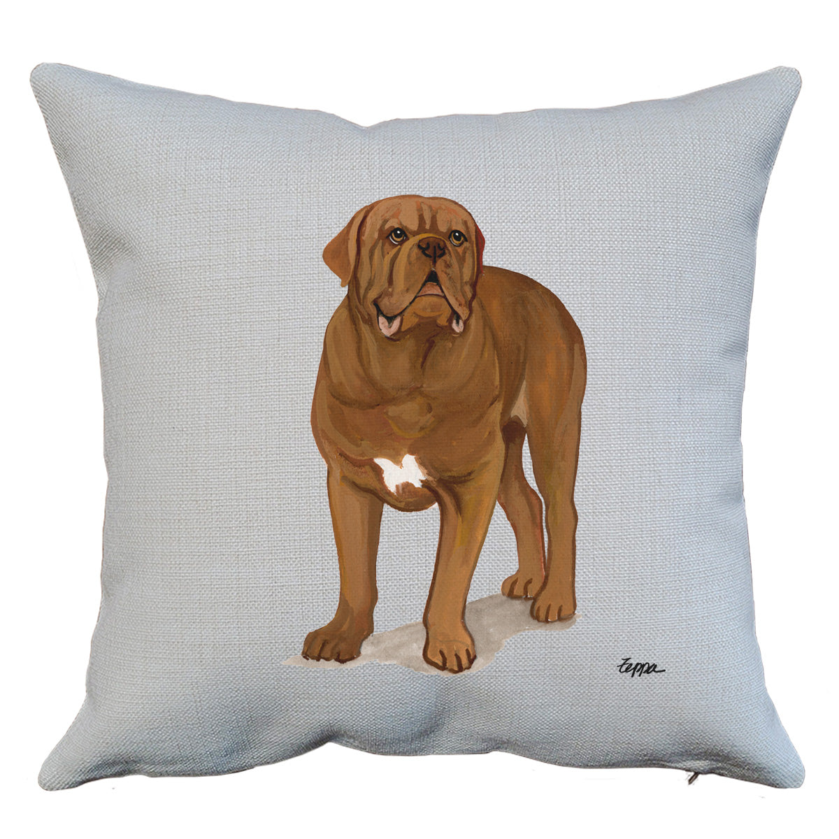 Dogue de Bordeaux Throw Pillow